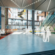 Parts of the office, such as the promenade running through the building, will be open to the public.